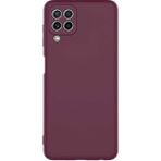 Başkenttekno Samsung Galaxy M32 Kılıf Kamera Korumali Mara Lansman Kapak - Koyu Mor