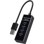 Başkenttekno USB Hub 4 Port Çoklayıcı 3.0 Çoğaltıcı YD32 - Siyah