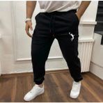 Basket Paca Lastıklı Erkek Bel Slimfit Eşofman Al - 031-Siyah