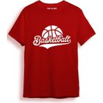 Basketbol Baskılı Tişört Basketball T-Shirt BASKLL2001 - XL - Kırmızı