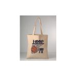 Basketbol Serileri-3 Baskılı 35X40 cm Ham Bez Omuz Çantası - 35 x 40 cm - Ekru