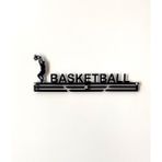 Basketbol Temalı Madalya Askısı, Siyah Boya, Şık ve Dayanıklı Tasarım - Seçenek 1 - Altın