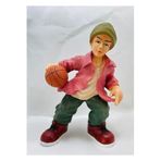 Basketbolcu Çocuk Biblo Ve Kumbara Beyaz