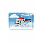 Baskı Atölyesi 54 Parça Ahşap Puzzle Helikopter Pzl 1074