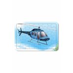 Baskı Atölyesi 54 Parça Ahşap Puzzle Helikopter Pzl 1078