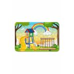 Baskı Atölyesi 54 Parça Ahşap Puzzle Oyun Parkı