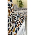 Baskı Desenli Elastik Esnek Kadife Koruyucu Kolsuz Koltuk Örtüsü - Bk-06 - 3+3+1 (3 Parça Set) - 10 x 10 cm - Bordo