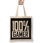 Baskı Dükkanı 100% Gamer Atari Oyun Bez Çanta