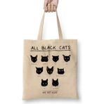 Baskı Dükkanı 11 Tane Kedi Cats Bez Çanta