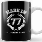 Baskı Dükkanı 1977 Made In 77 All Genuine Parts Kupa Bardak