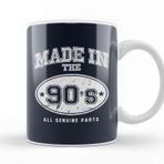 Baskı Dükkanı 1990S Made In 90S All Genuine Parts Kupa Bardak