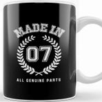 Baskı Dükkanı 2007 Made In 07 All Genuine Parts Kupa Bardak