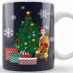 Baskı Dükkanı Aang Around The Christmas Tree Avatar The Last Airbender Kupa