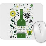 Baskı Dükkanı Absinthe Yeşil Peri Mouse Pad