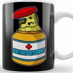 Baskı Dükkanı Adorable Bird Antidepressant Pets Fix Depression Kupa Bardak