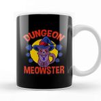 Baskı Dükkanı Adorable Dungeon Meowster Gamer Cat Pun Kupa Bardak