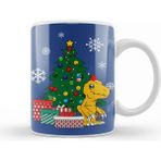 Baskı Dükkanı Agumon Around the Christmas Tree Digimon Kupa