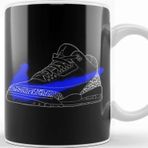 Baskı Dükkanı Air Jordan 11 Bred Low Retro Matador Minimalism Kupa