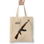 Baskı Dükkanı Ak 47 Bez Çanta