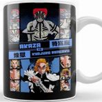 Baskı Dükkanı Akaza vs Kyojuro Rengoku Kimetsu no Yaiba Kupa Bardak