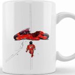 Baskı Dükkanı Akira Kaneda Anime Tokyo Bike Drugpills Shotaro Kaneda And His Bike Kupa Bardak
