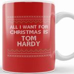 Baskı Dükkanı All I Want For Christmas Is Tom Hardy Kupa