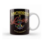 Baskı Dükkanı Anchored in Love Autism Awareness Support Autistic Ribbon Kupa