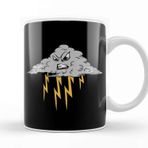 Baskı Dükkanı Angry Cloud Causing Lightning Thunderstorm Weather Kupa