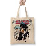 Baskı Dükkanı Anime Bleach Ichigo Ulquiorra Grimmjow Anime Bez Çanta