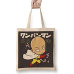 Baskı Dükkanı Anime One Punch Man Bez Çanta