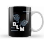 Baskı Dükkanı Anime Style Black Lives Matter Kupa