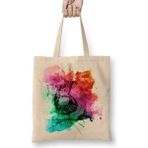 Baskı Dükkanı Aquarele Bird Bez Çanta