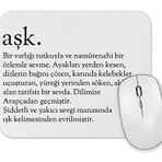 Baskı Dükkanı Ask Kelime Mouse Pad