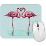 Baskı Dükkanı Ask Kuşları Flamingo 4 Mouse Pad