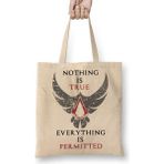 Baskı Dükkanı Assassin Creed Nothing Is True Bez Çanta