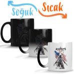 Baskı Dükkanı Assassins Creed the Assassin Knight Sihirli Porselen Kupa
