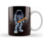 Baskı Dükkanı Astronaut Cricket Player Cricketer Bat Ball Game Kupa