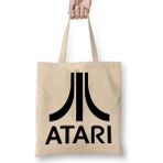 Baskı Dükkanı Atari Logo Vintage Bez Çanta