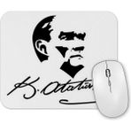 Baskı Dükkanı Atatürk İmzalı 2 Mouse Pad