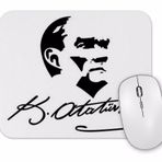 Baskı Dükkanı Atatürk İmzalı Mouse Pad