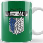Baskı Dükkanı Attack On Titan Anime Levi Porselen Kupa