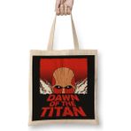 Baskı Dükkanı Attack On Titan Dawn Of The Titan Bez Çanta
