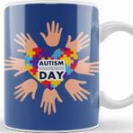 Baskı Dükkanı Autism Day Funny Gift Autism Awareness Day 2021 Kupa Bardak