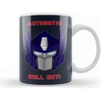 Baskı Dükkanı Autobots Roll Out Optimus Prime Transformers Quote Kupa