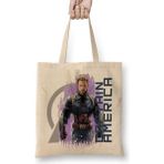 Baskı Dükkanı Avengers Captaın Amerıca Bez Çanta