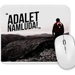 Baskı Dükkanı Ayyıldız Adalet Namluda Mouse Pad