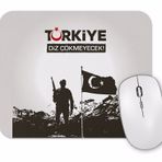 Baskı Dükkanı Ayyıldız Can Çekişmeyi Değil Bayrak Uğruna Can Almayı Öğrendik Mouse Pad