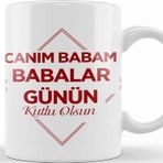 Baskı Dükkanı Babalar Günü Babaya Hediye 01 Kupa