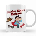 Baskı Dükkanı Babalar Günü Babaya Hediye 026 Kupa