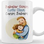 Baskı Dükkanı Babalar Günü Babaya Hediye 09 Kupa